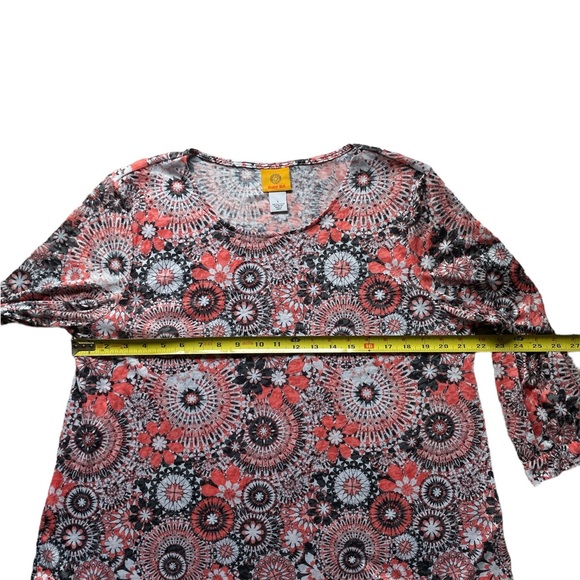 Ruby Rd. Fun Summer Blouse - Picture 6 of 10